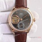 Swiss Replica IWC Tourbillon Portugieser Schaffhausen Watch Rose Gold ZF Factory